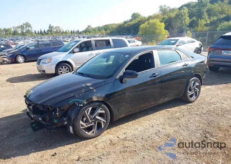 2025 Hyundai Elantra Sel Sport из США, поврежденный, VIN KMHLM4DGXSU993241